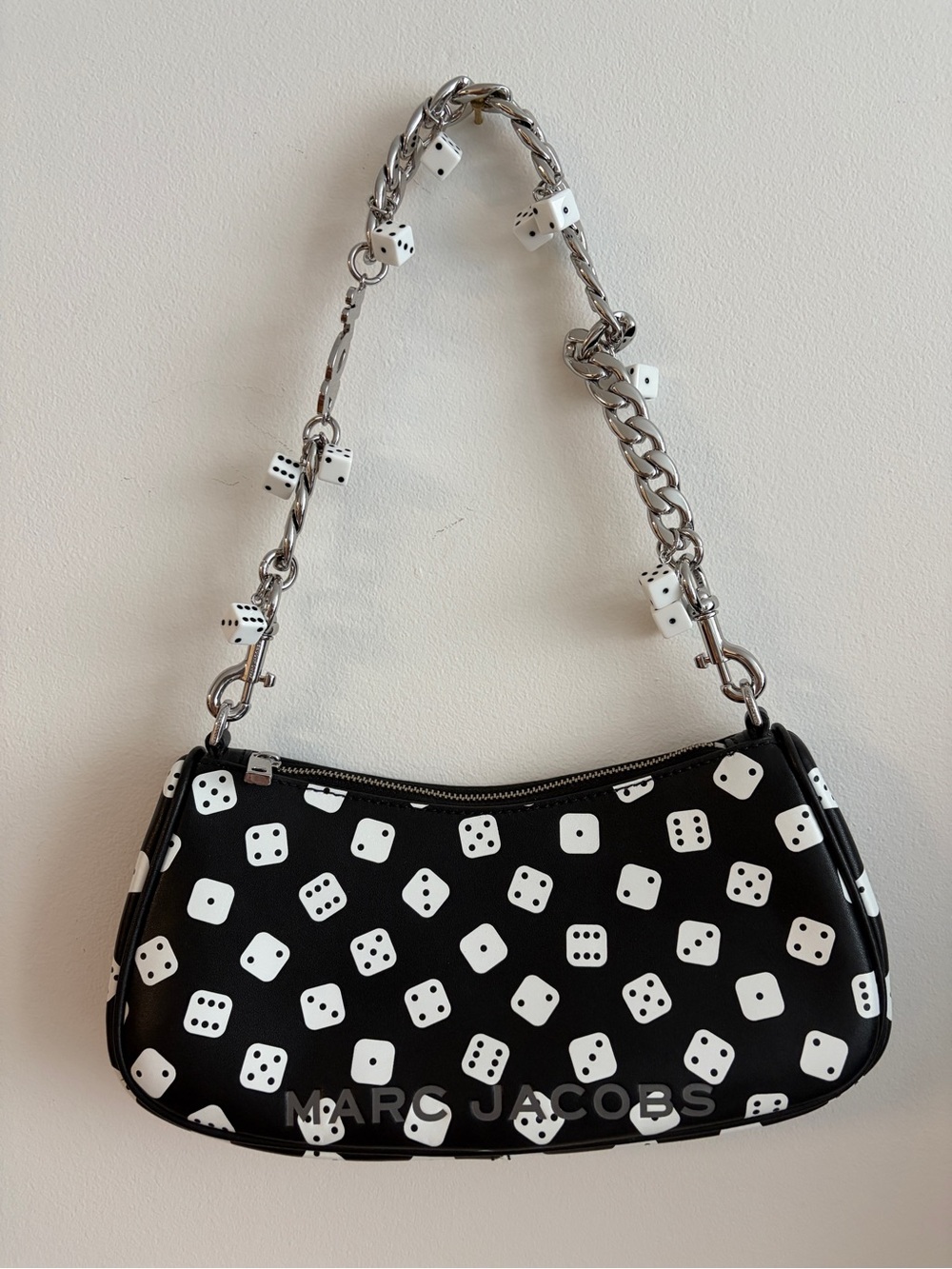 Marc Jacobs x Derrick Charm Leather Shoulder Bag